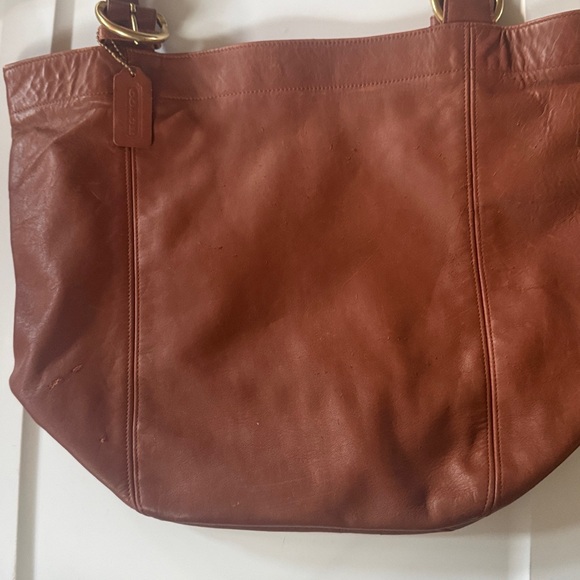 Coach Brown Leather Tote Bag - Picture 15 of 17
